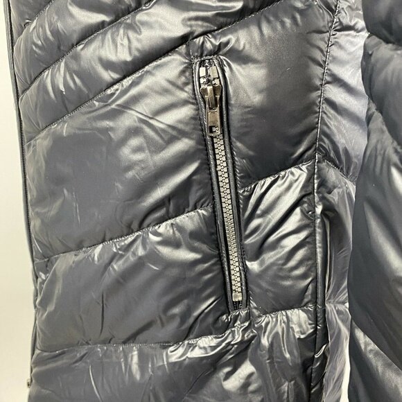 Skea Black Chevy Duck Down Puffer Parka-Length Jacket Coat Women's Small NEW - Picture 6 of 12
